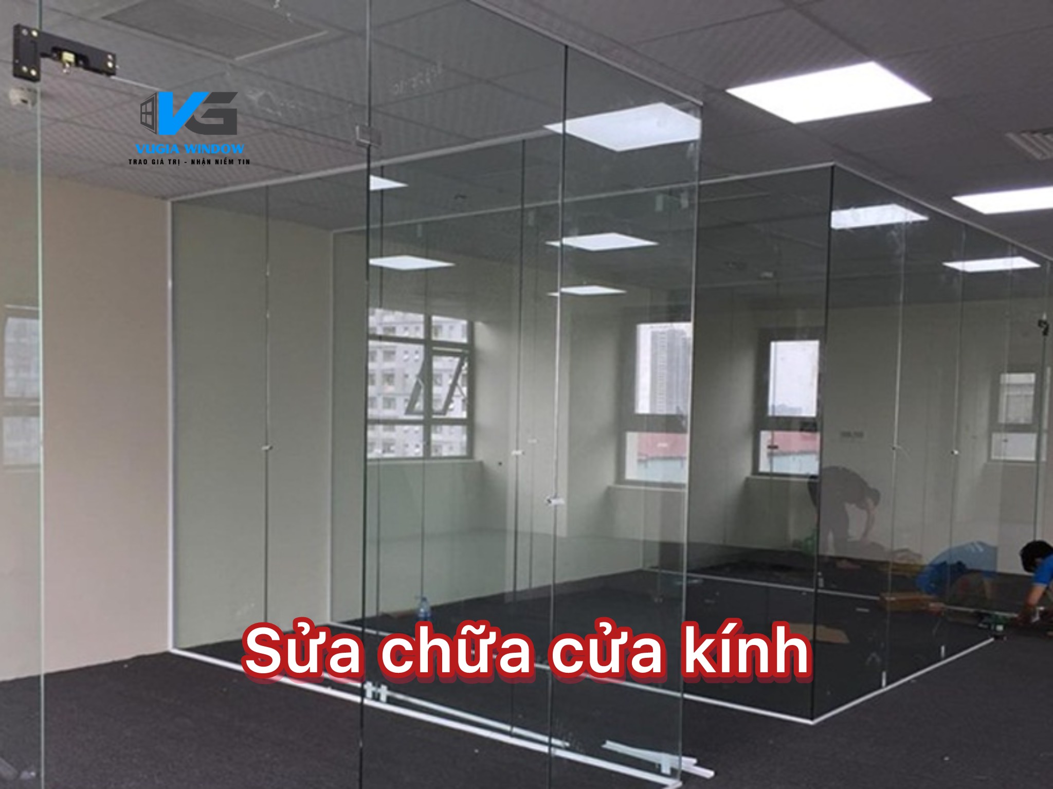 sửa chữa cửa kính